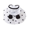 thumbnail image 3 of Lindo impermeable para perros de temporada de lluvias con lunares, transparente, para perros pequeños y medianos, ideal para el verano y la lluvia, ideal para viajes y mascotas., 3 of 4