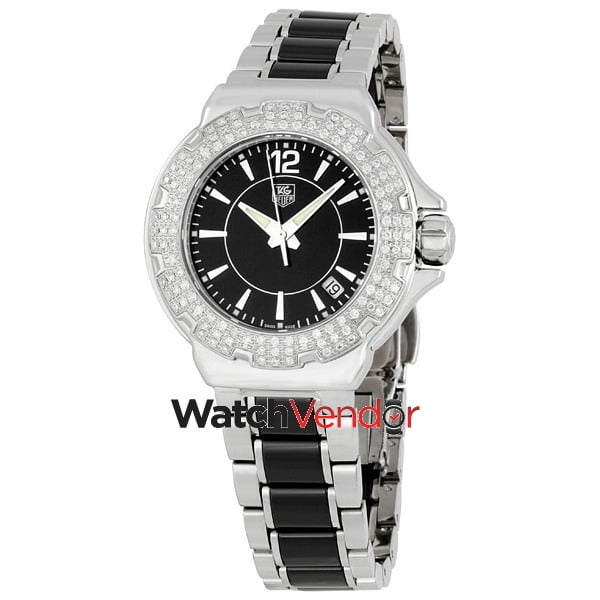 tag heuer formula 1 diamond set ceramic ladies watch