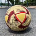 thumbnail image 3 of Balón de fútbol profesional de tamaño 5, de poliuretano sin costuras, impermeable, para adultos, para interior y exterior, antideslizante, para entrenamiento, 3 of 5