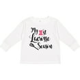 thumbnail image 3 of Inktastic my 1st lacrosse season Girls Long Sleeve Toddler T-Shirt, 3 of 5