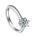 thumbnail image 2 of Anillo Para Mujer Zirconia De Moda Para Fiesta De Boda De Compromiso Hugo Anillo de compromiso, 2 of 7