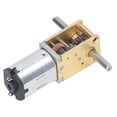 thumbnail image 1 of Motor De Engranajes De CC, Transmisión Estable Con Engranajes Metálicos, 6 V, 190 RPM, Potencia De Salida Fuerte, Motor Helicoidal De Doble Eje Para Robots De Automóviles, 1 of 7