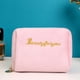 thumbnail image 3 of Bolsas de maquillaje de terciopelo con cremallera Caja de maquillaje de mujer para viajes femeninos (rosa) Ndcxsfigh Cuidado Belleza, 3 of 7