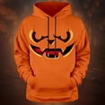 thumbnail image 2 of Sudadera con capucha de Halloween para hombre con estampado 3D de cabeza de calabaza, ropa informal de moda, sudadera con capucha deportiva de moda para otoño e invierno para hombre, 2 of 4