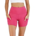 thumbnail image 2 of KingShop Womens Short Yoga Side Pockets High Waist Workout Running Sports Shorts, 2 of 5