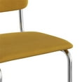 thumbnail image 2 of Pemberly Row Modern Velvet Bar Height Stool (Set of 2) in Gold, 2 of 5