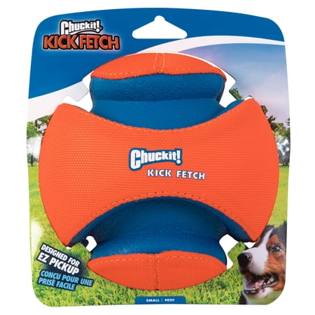 Chuckit! Kick Fetch Canvas Dog Ball, Small (5.5") for Small Dogs and Puppies, Orange, Pack of 1