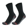 thumbnail image 2 of VISALY Socks Mens Mid Crew Socks | Mens Breathable Socks Men's Outdoor Sweat-Absorbent Mens Tube Socks Size 10-13 Womens Compression Socks 20-30 Mmhg Mens Black Crew Socks | 1Pair, 2 of 4