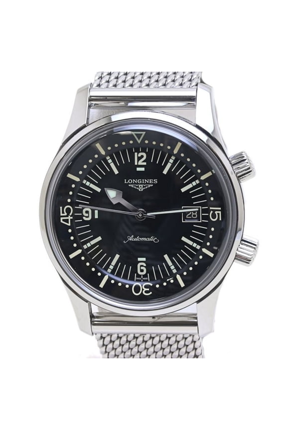 Pre-Owned LONGINES Legend Diver L3.774.4.50.6 Men's Stainless Steel Watch 40105