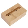 thumbnail image 1 of Soporte de madera para teléfono móvil, soporte para teléfono móvil, soporte de madera de bambú para almacenamiento, soporte de escritorio para teléfono móvil, resistente y duradero, 1 of 12
