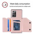 thumbnail image 4 of Wallet Case for Samsung Galaxy Note 20 Ultra(6.9 Inch) with Stand Card Slots Magnetic Closure Wrist Strap Cover, Slim Fit Skin Friendly Shockproof Drop Resistant Back Flip Folio Phone Case,Rosegold, 4 of 11