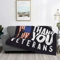 thumbnail image 2 of Naloa Veterans Day2 Flannel Fleece Throw Blanket for Bed Couch, Thick Blanket - All Seasons Suitable for Women, Men and Kids-40"x30", 2 of 6