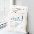 HONMEET 100-Pack Clear Plastic File Folders Tear-Resistant Document ...