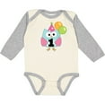 thumbnail image 3 of Inktastic 1st Birthday Party Girls Owl Girls Long Sleeve Baby Bodysuit, 3 of 5