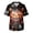 White_001, variant on Domuza Halloween Scrub Tops for Men Horror Novelty Graphics V-Neck Short Sleeve Carer Uniform Shirts Comfy Soft Classic Fit Medical Scrub Tops L
