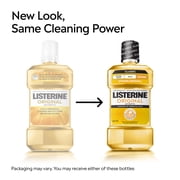 Listerine Original Intense Antiseptic Mouthwash for Bad Breath & Plaque Oral Care, 1 L