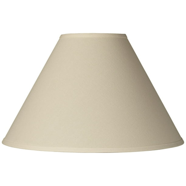 Bwood Antique Ivory Linen Large Chimney Lamp Shade 6 Top X 17 Bottom 10 High 11 5 Slant Spider Replacement With Harp And Finial Com Bwood Antique Ivory Linen Large, Antique Chimney Lamp Shades