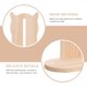 thumbnail image 2 of GOOHOCHY Hamster Rueda Base de madera Hamster Rueda Rueda Rueda Ejercicio Rueda Pantalla de juguete, 2 of 7