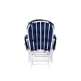 thumbnail image 3 of Suite Bebe Cleo Storage Glider and Ottoman, White Finish with Navy Cushions, 3 of 3