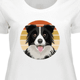 thumbnail image 4 of Inktastic Border Collie Cute Dog Women's Plus Size T-Shirt, 4 of 5