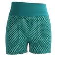 thumbnail image 2 of Booty Shorts High Waist Yoga Shorts Elastic Waist Running Gym Workout Biker Shorts for WomenL, 2 of 5