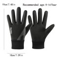thumbnail image 4 of LIZENG Kids Gloves Winter Waterproof Coating Warm Thick Fleece Touchscreen Anti-Slip for Boys Girls 3-15 Years Cycling School, 4 of 5