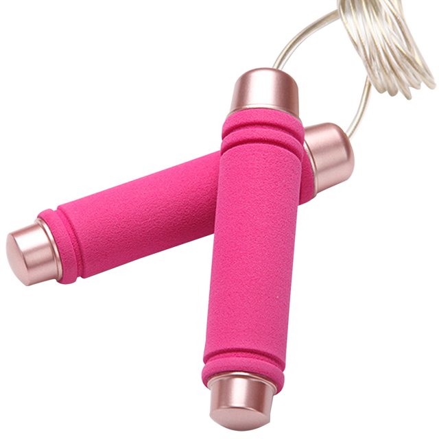 Yeacher Weighted Jump Rope Skid Jump Rope Adjustable Skipping Rope Jumping Exercise for Home Boxing Body Workout Portable Gym System