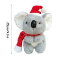 thumbnail image 3 of YATAV Mini Christmas Stuffed Animal Plush Toys Bulk with Santa Hat Tiny Xmas Doll Ornaments Christmas Tree Decor for Party Favors Classroom Prize Stocking Fillers Gift(A), 3 of 3