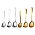thumbnail image 1 of 6 piezas cucharas de café cucharaditas cucharas de acero inoxidable para café azúcar sopa helado postre pastel suministros, 1 of 5