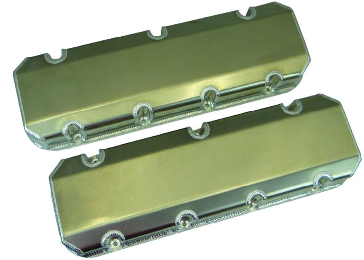 Moroso 68489 Moroso Brodix SR20/Dart Pro1 Valve Cover - 3in - Exhaust & Intake Pockets - Aluminum - Pair