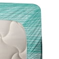thumbnail image 4 of Ambesonne Turquoise Fitted & Top Sheet Set with Sham, Easter Holiday Theme, Turquoise, 4 of 5