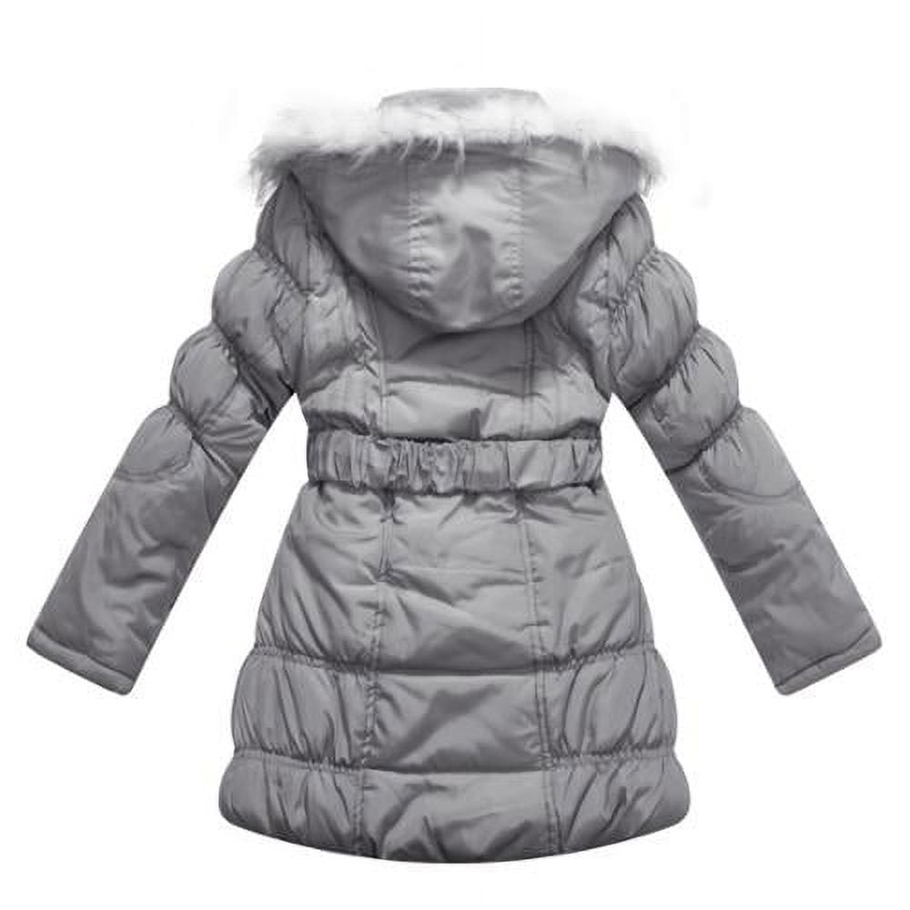 Girls coat with outlet belt