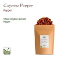 thumbnail image 3 of Cayenne Pepper Whole Organic Spice - Spicy Hot - Dried Red Cayenna Peppers - Red Cayene - Cayena - Cheyenne Peppers 100g, 3 of 6