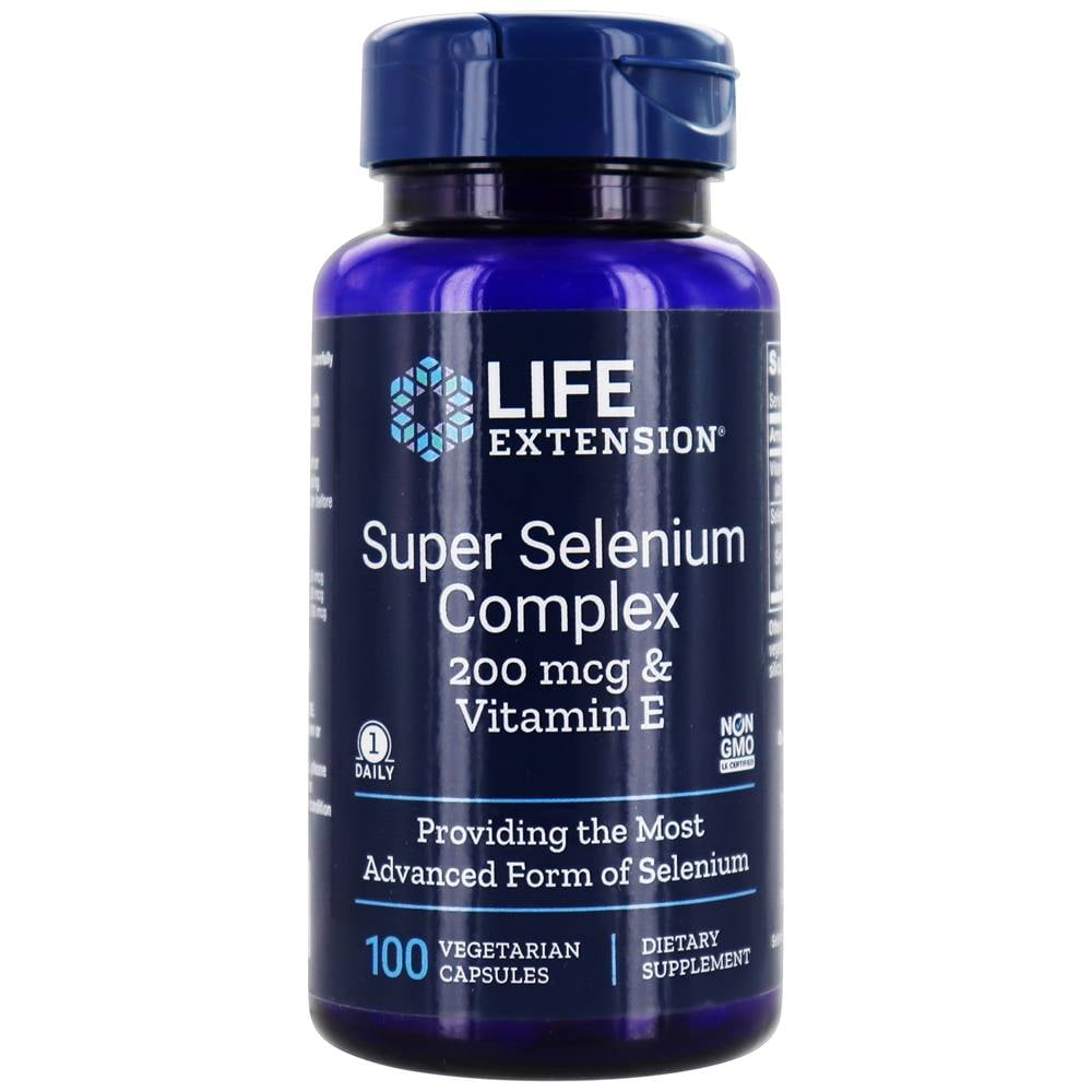 Life Extension Super Selenium Complex 200 mg with Vitamin E 100