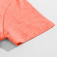 thumbnail image 6 of SGFCWSX Boys 2 Piece Athletic Outfits Summer Quick Dry Short Sleeve T Shirt Shorts Sports Set for Kids Orange Size 4T, 6 of 9
