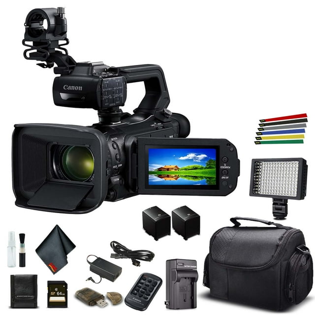 Canon XA50 Professional UHD 4K Camcorder W/ Extra Battery - Base Bundle(International Model)