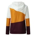 thumbnail image 3 of Sudadera informal de manga larga suelta con estampado de empalme a la moda para mujer Pompotops gfhjh5879, 3 of 3