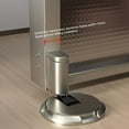 thumbnail image 3 of Magnetic Door Stopper,2024 New Upgrade No Punch Door Suction, Adjustable No Drilling Mechanical Floor Door Stopper Magnetic Door Locks with Adhesive,Magnetic Windproof Door Stopper for Bottom of Door, 3 of 7