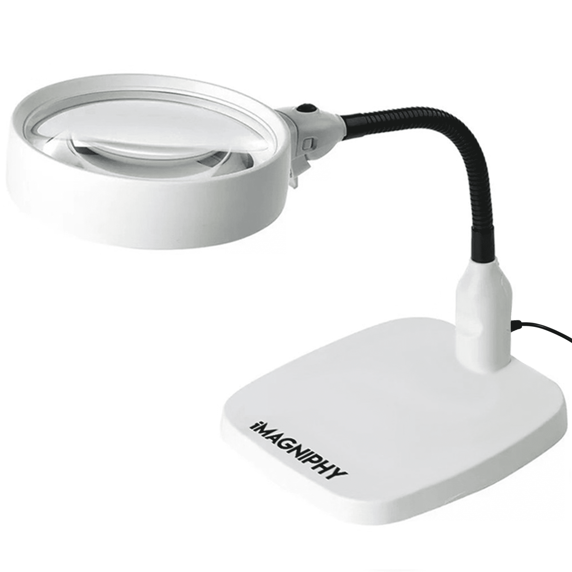 Imagniphy 8x Desktop Magnifier With, Desktop Led Lamp With Magnifier