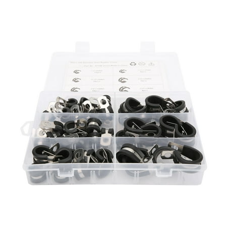 Auto Parts, 1/4in-3/4in Cable Clamp Assortment Kit Waterproof Rubber ...