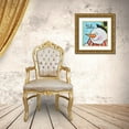 thumbnail image 3 of Marrott, Stephanie 26x26 Gold Ornate Wood Framed with Double Matting Museum Art Print Titled - Snowman I, 3 of 4