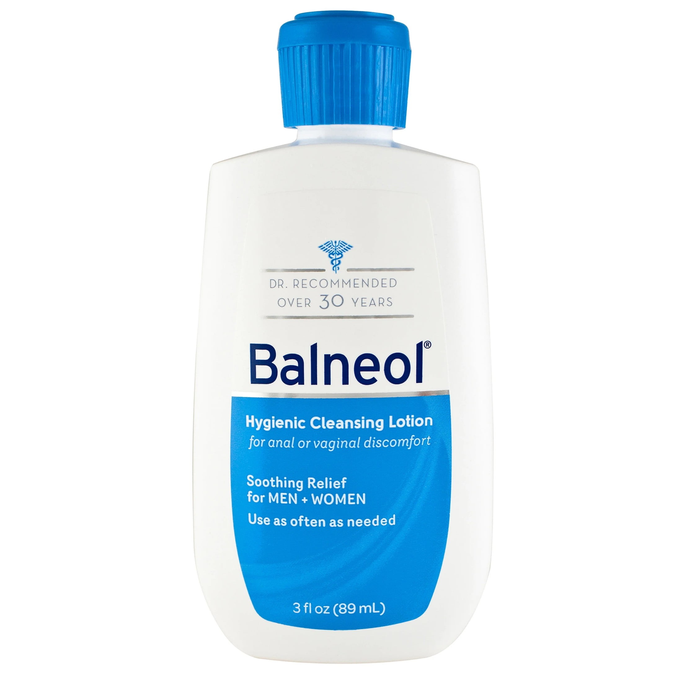 (4 pack) Balneol Hygienic Cleansing Lotion, Soothing Relief for Discomfort & Sensitive Areas, 3 oz