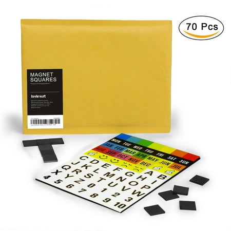 - Lavievert Magnetic Squares Perfect for Fridge, DIY Art - 1-pack