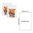 thumbnail image 3 of Gumesh Highland Cow Kitchen Towels 2-Pack – 25.9x17.7 Inch Super Absorbent Dish Cloths, Farmhouse Tea Towels for Drying Dishes, Hand Towels for Bathroom, 3 of 6