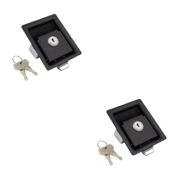 tredstone Approprié pour les Activités de Plein Air Système de Verrouillage de Porte de Paddle de Voiture Noir 2Set