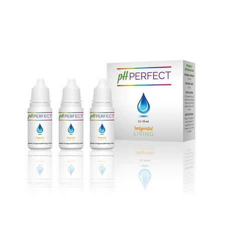 pH PERFECT pH Test Kit – pH Drops For Drinking Water – Measures pH Levels Of Water & Saliva More Accurately Than pH Test Strips – pH Balance – Alkaline pH Water Testing Kit,