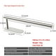 thumbnail image 2 of silvery Under-Cabinet Paper Towel Holder,Easy Install, Standard Bracket of modern （33.6 * 9.5 * 2.7cm）, 2 of 5