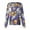 07-Purple, variant on Printed Scrubs For Women,Women's Casual Long-Sleeve Single-Breasted Easter Print Nursing Scrub Top with Pocket,Yellow,M