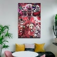 thumbnail image 6 of Anime Poster Hazbin Hotel Posters Wall Art Painting Canvas Gift Living Room Prints Bedroom Decor Poster Artworks 16x24inch(40x60cm), 6 of 6