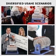 thumbnail image 5 of Upgraded Raffle Drum - Ball Bearing System for Smooth Ticket Spinning, Purple, 5 of 7